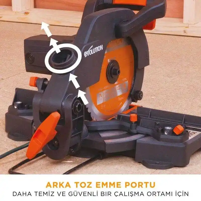 Evolution 046-0003A R210CMS Bileşik Gönye Kesme Testeresi 210mm
