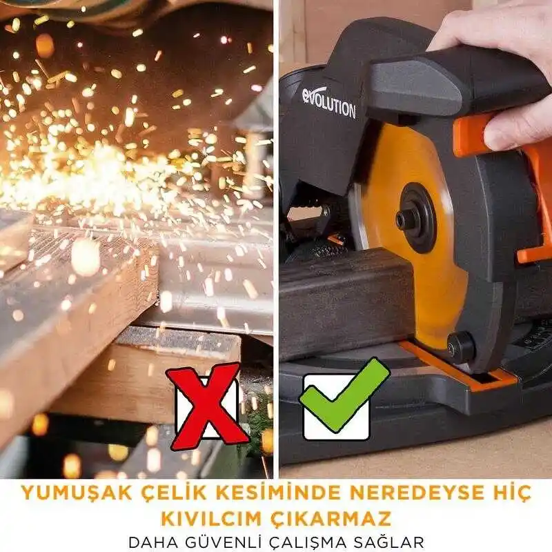 Evolution 046-0003A R210CMS Bileşik Gönye Kesme Testeresi 210mm