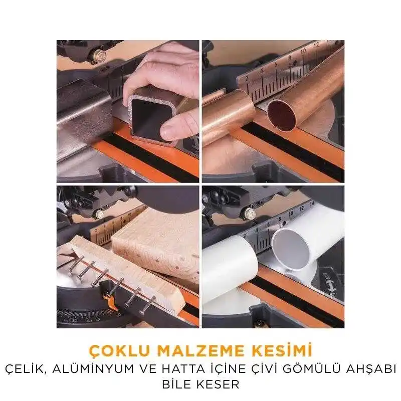 Evolution 048-0003A R210SMS+ Kızaklı Gönye Kesme Makinesi 210mm