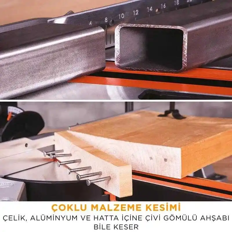 Evolution 048-0003A R210SMS+ Kızaklı Gönye Kesme Makinesi 210mm