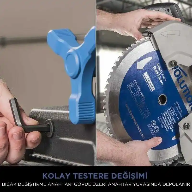 Evolution 084-0003 S355CPS Metal Profil Kesme Testeresi 355mm