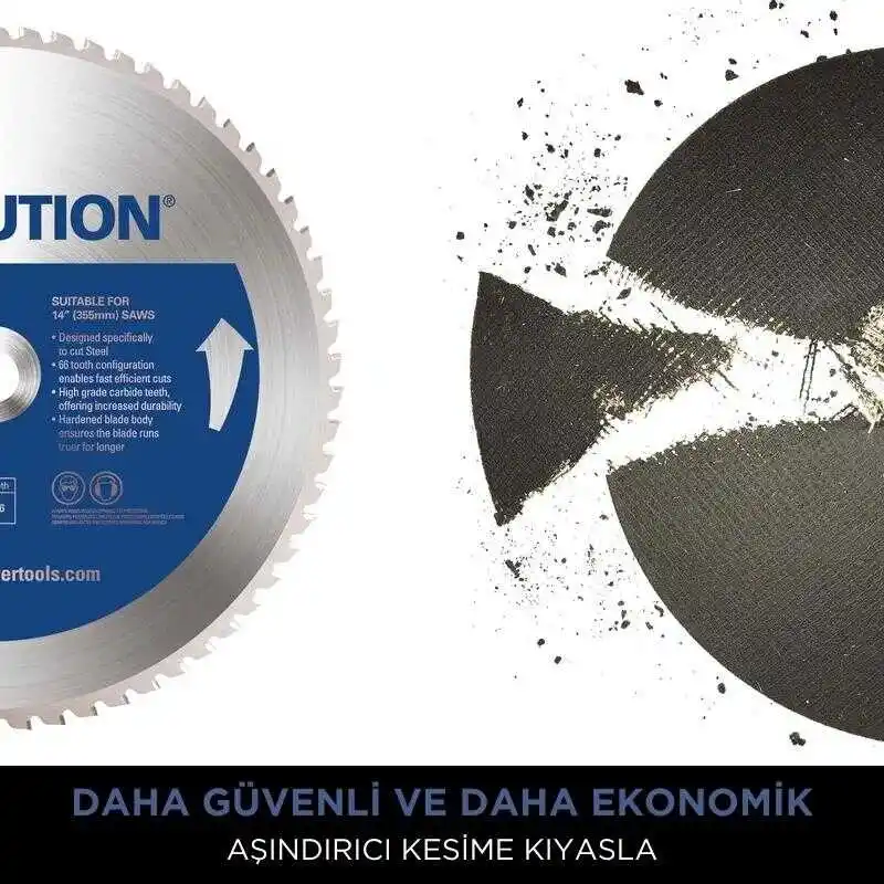 Evolution 084-0003 S355CPS Metal Profil Kesme Testeresi 355mm