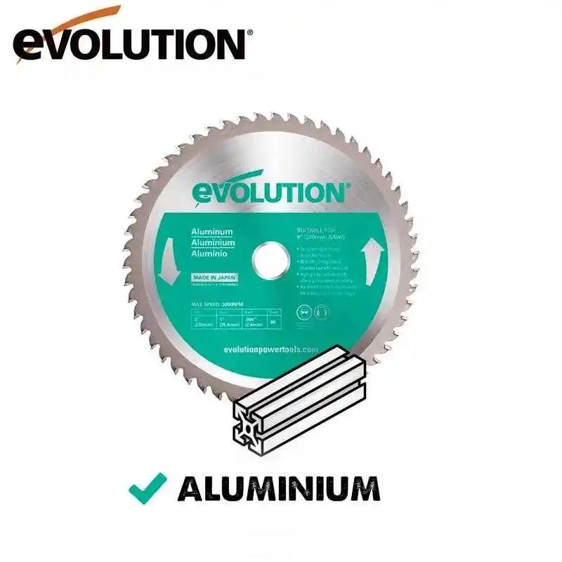 Evolution A210TCT-60MS Alüminyum Daire Testere Bıçağı 210mm