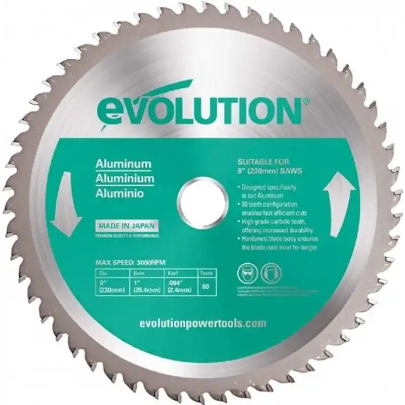 Evolution A230TCT-80CS 230ALM 230mm Alüminyum Testeresi