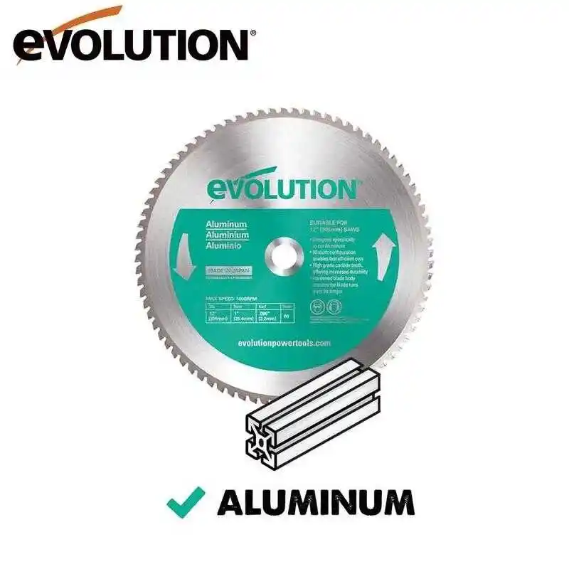 Evolution A355TCT-80CS Alüminyum Daire Testere Bıçağı, 355mm