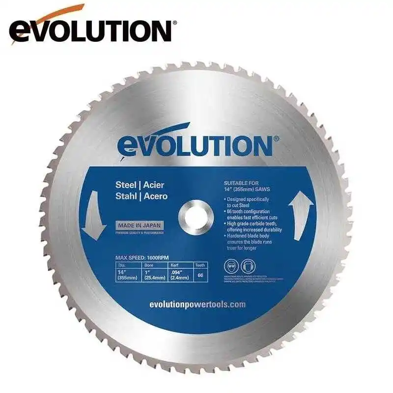 Evolution M355TCT-66CS Yumuşak Çelik Daire Testere Bıçağı 355mm