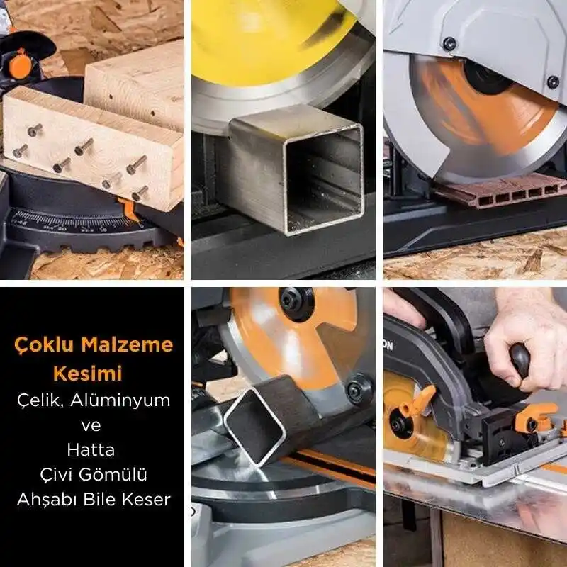 Evolution R210TCT-24MS Çoklu Malzeme için Daire Testere Bıçağı 210mm