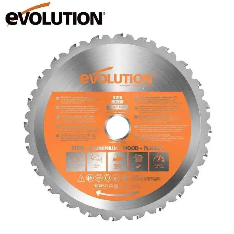 Evolution R210TCT-24MS Çoklu Malzeme için Daire Testere Bıçağı 210mm