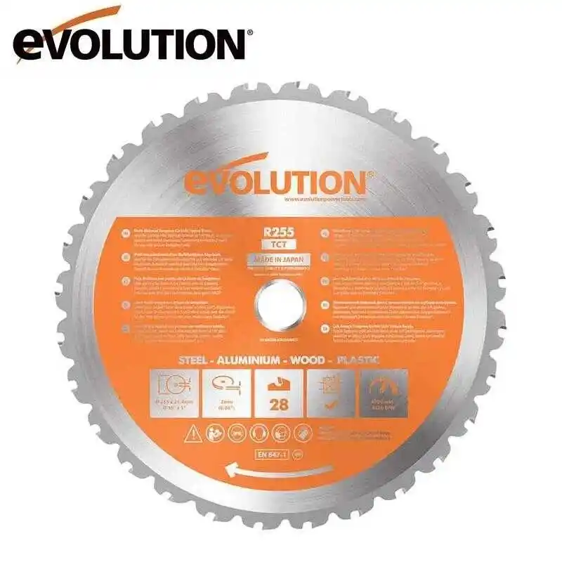 Evolution R255TCT-28MS Çoklu Malzeme için Daire Testere Bıçağı 255mm