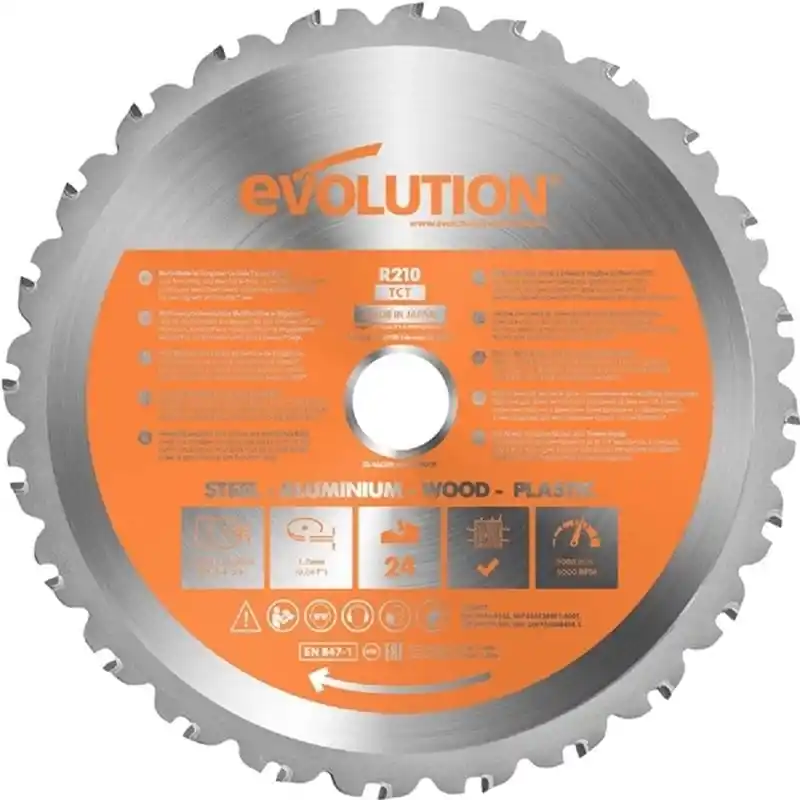 Evolution RAGE210 210mm Çok Amaçlı Testere