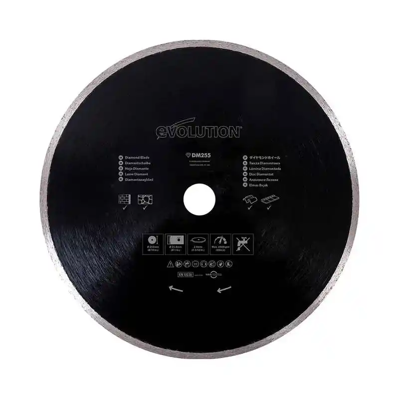 Evolution RAGEBLADE255DIAMOND Elmas Testere Bıçağı 255mm