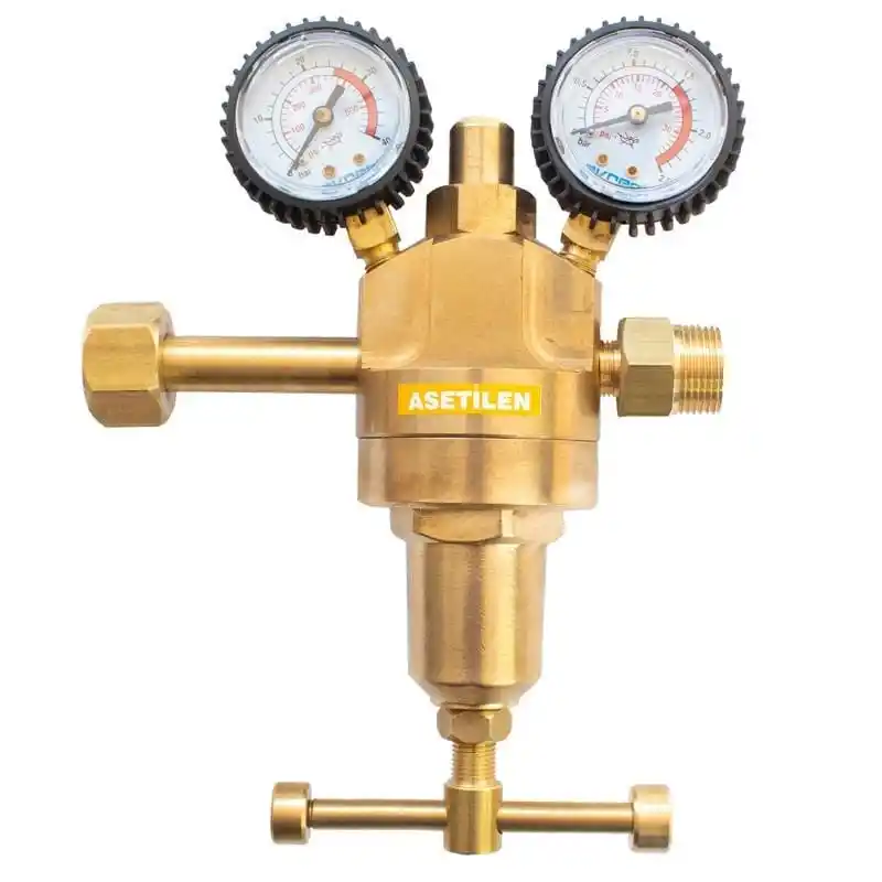 Evren 191 0-1,5 bar W21,80x1/14 Yüksek Debili Asetilen Basınç Düşürücü