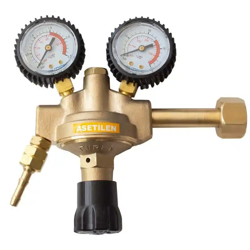 Evren 681 0-25 Bar W23x1/18 Asetilen D Tipi Basınç Düşürücü