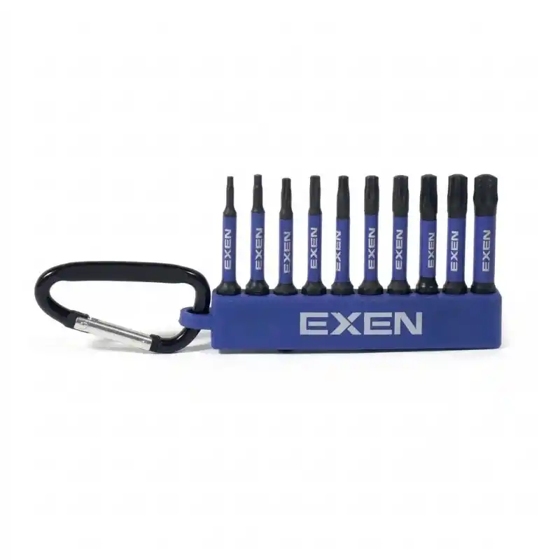 Exen EX 8093 50mm Clips Torx 10 Parça Uç Seti
