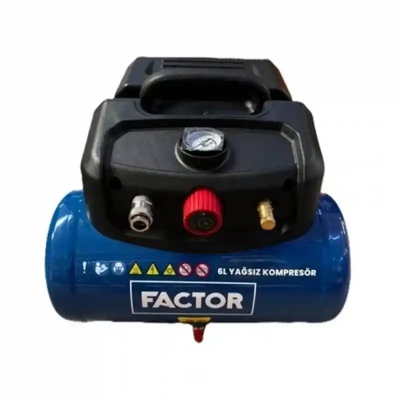 Factor 6 Çanta Tipi 6 Lt Yağsız Hava Kompresörü