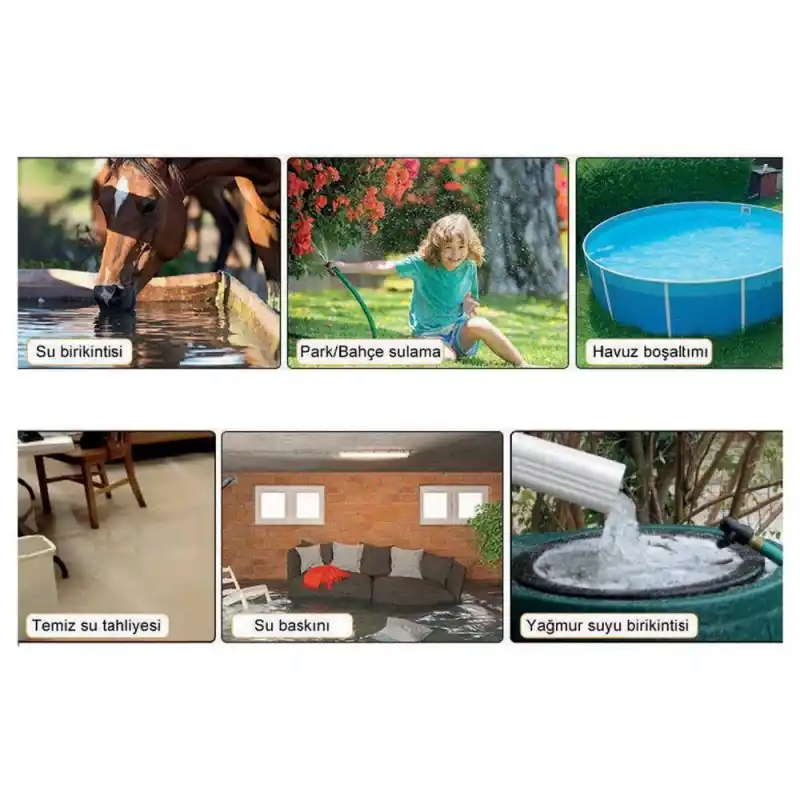 Factor CD900PINOX Paslanmaz Temiz Su Drenaj Dalgıç Pompa