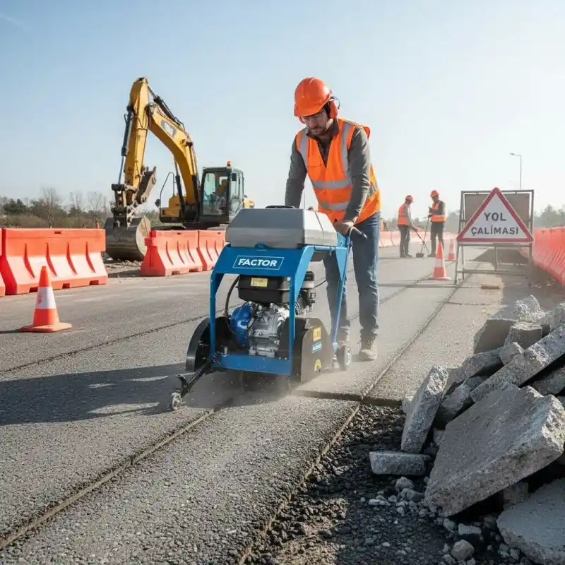 Factor CZA16 Asfalt ve Beton Kesme Makinesi