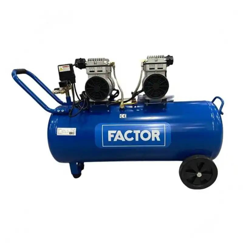 Factor EWS100B-S2 100 Lt Sessiz Yağsız Hava Kompresörü