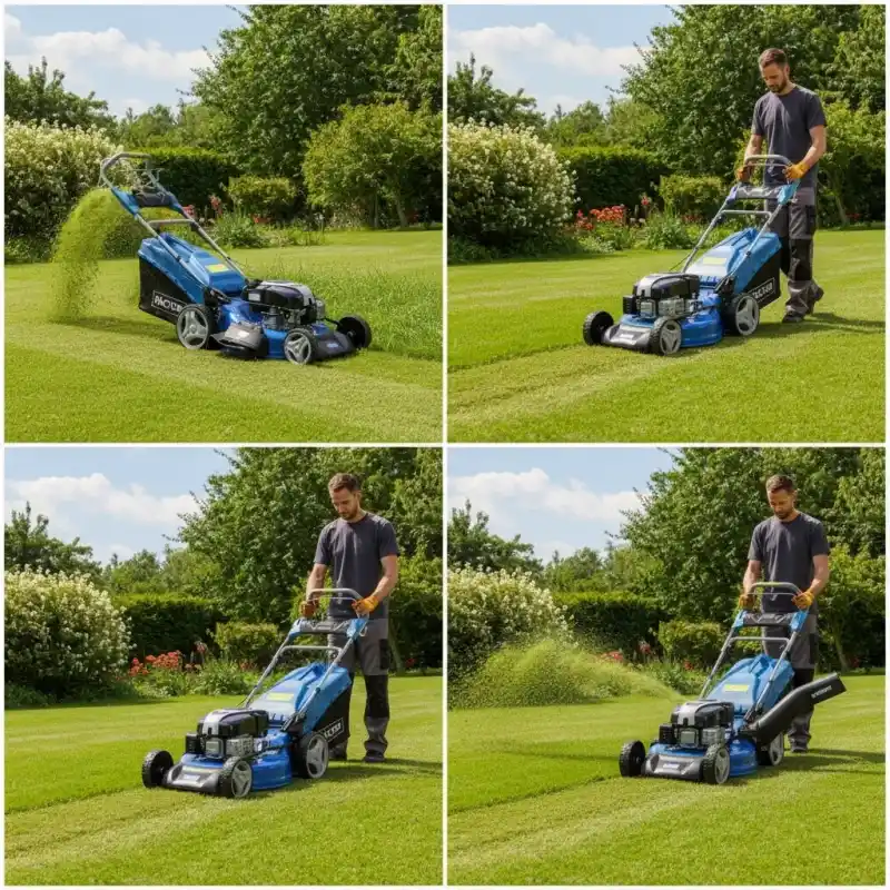 Factor GLB51SLE Benzinli Şanzımanlı E-Loncin Çim Biçme Makinesi 51cm