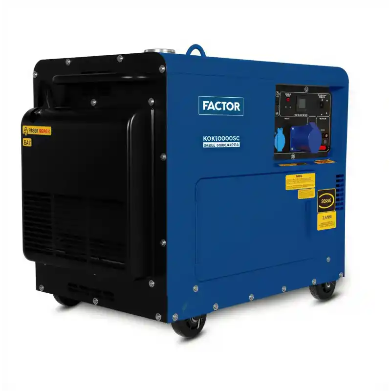 Factor KDK10000SC Kabinli Marşlı Dizel Monofaze Jeneratör 9,4 kVa