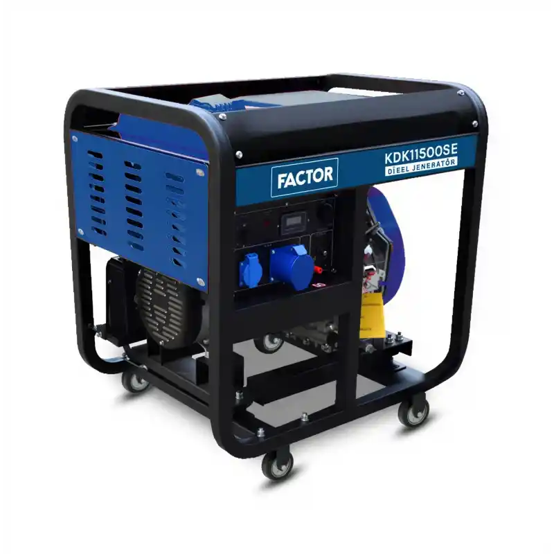 Factor KDK11500SE Marşlı Dizel Monofaze Jeneratör 11 kVa