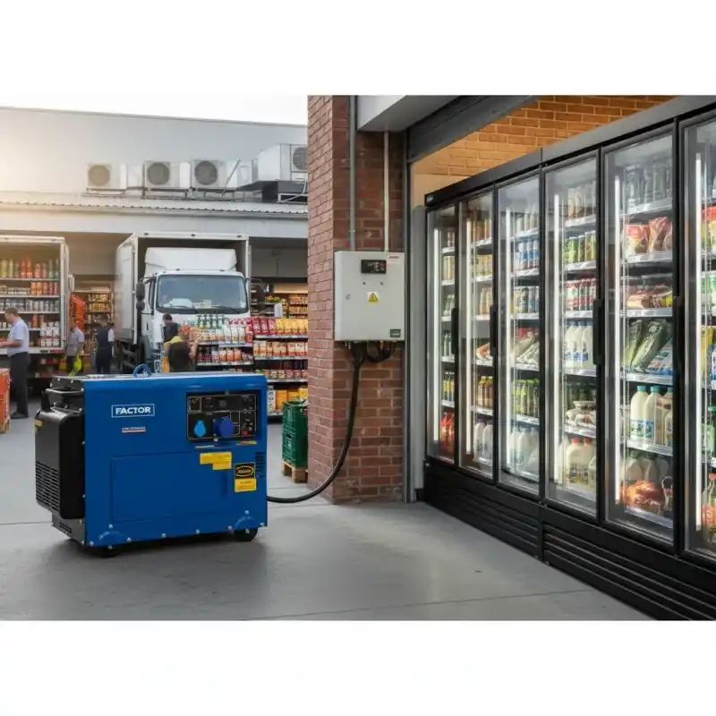 Factor KDK7500SCA Otomatik Dizel Portatif Monofaze Jeneratör 6,9 kVA