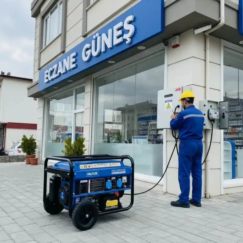 Factor KGL3500CE İpli Marşlı Benzinli Jeneratör 3.5 kVa