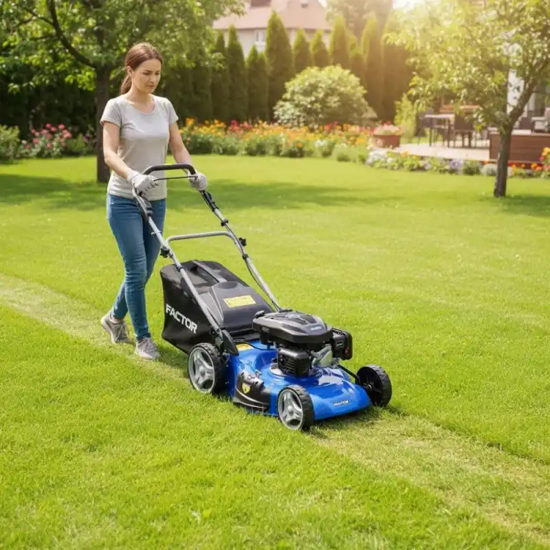 Factor UME51 İtmeli Benzinli Çim Biçme Makinesi 51cm