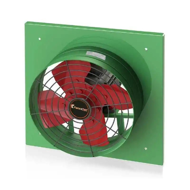 Fanexfan F4-KK-1120-01 4 Kanatlı Metal Pervaneli Yuvarlak Aksiyal Aspiratör Trifaze