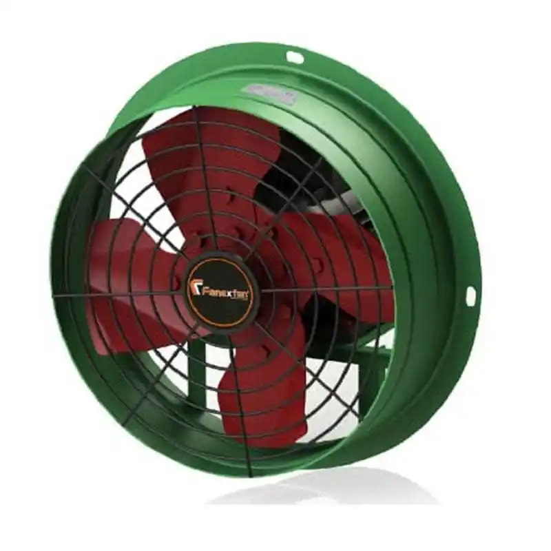 Fanexfan F4-KY-1250-01 4 Kanatlı Metal Pervaneli Yuvarlak Aksiyal Aspiratör Trifaze