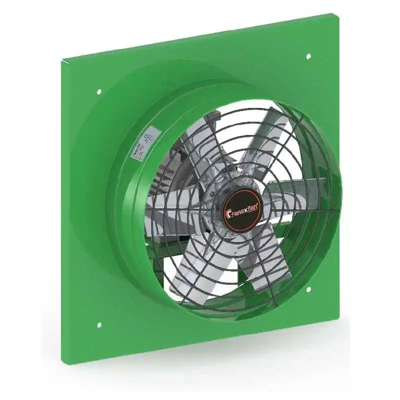 Fanexfan FAL-K-500-01 Alüminyum Pervaneli Kare Kasalı Aksiyal Aspiratör Monofaze