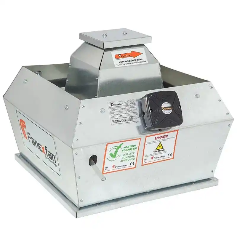 Fanexfan FDRÇ-H-355 Dikey Atışlı Harici Motorlu Radyal Çatı Fanı Monofaze