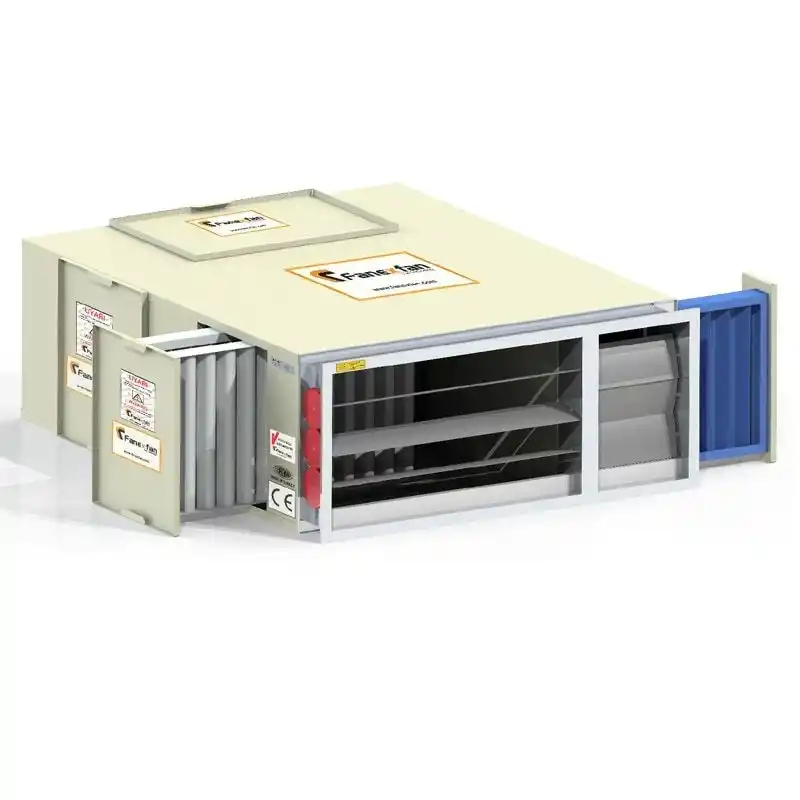 Fanexfan FKSF-P-3 Kanal Tiği Sığınak Havalandırma Fanı (Plug Fanı) Monofaze