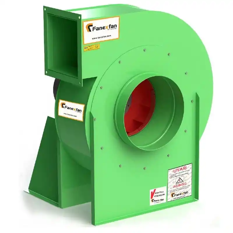 Fanexfan FRK-4 Geriye Eğik Orta Basınçlı Konikli Salyangoz Fan Monofaze
