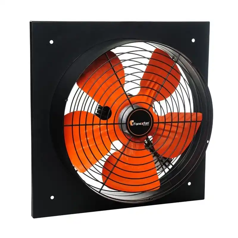 Fanexfan PSMK 400 Kare Kasa Metal Pervaneli Aksiyal Aspiratör (Monofaze) Monofaze