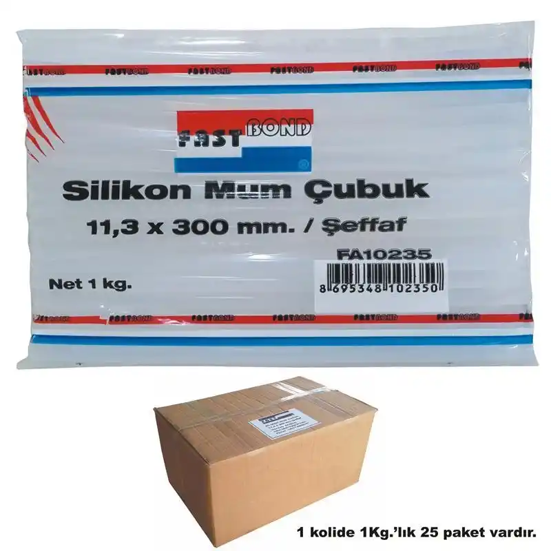 Fastbond 10235 Kalın Sıcak Mum Çubuk Silikon 1 kg