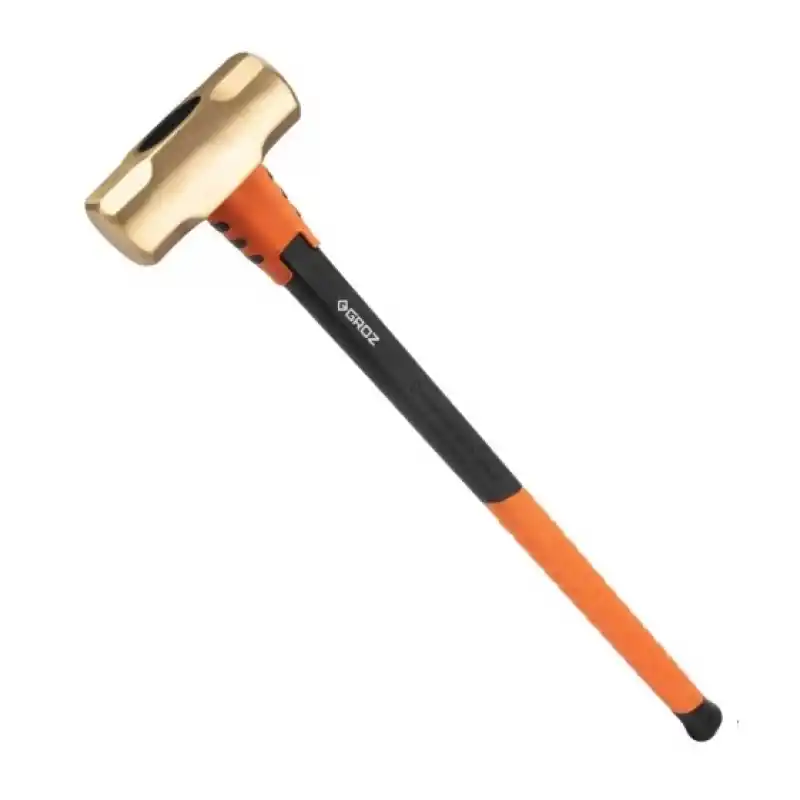 Groz 36293 Fiber Saplı Pirinç Balyoz 2,7 Kg