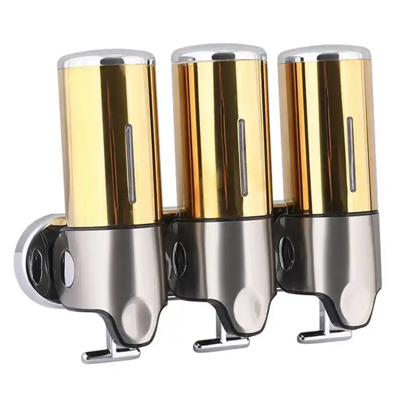 Genesit GS500T Üçlü Çekmeli Manuel Sıvı Sabun Verici Gold