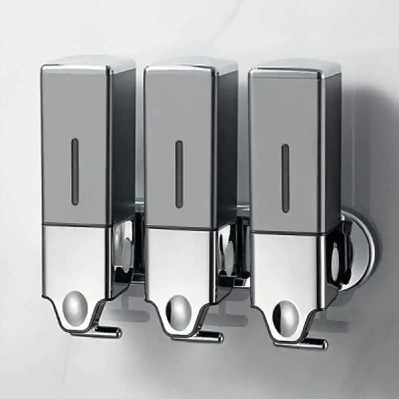 Genesit GS600T Üçlü Alttan Çekmeli Manuel Kare Sıvı Sabun Verici