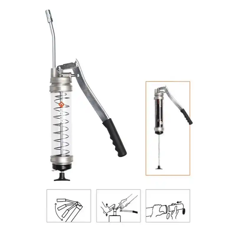 Groz 46901 G1R/HD/M-CL 500cc Şeffaf Gres Pompası