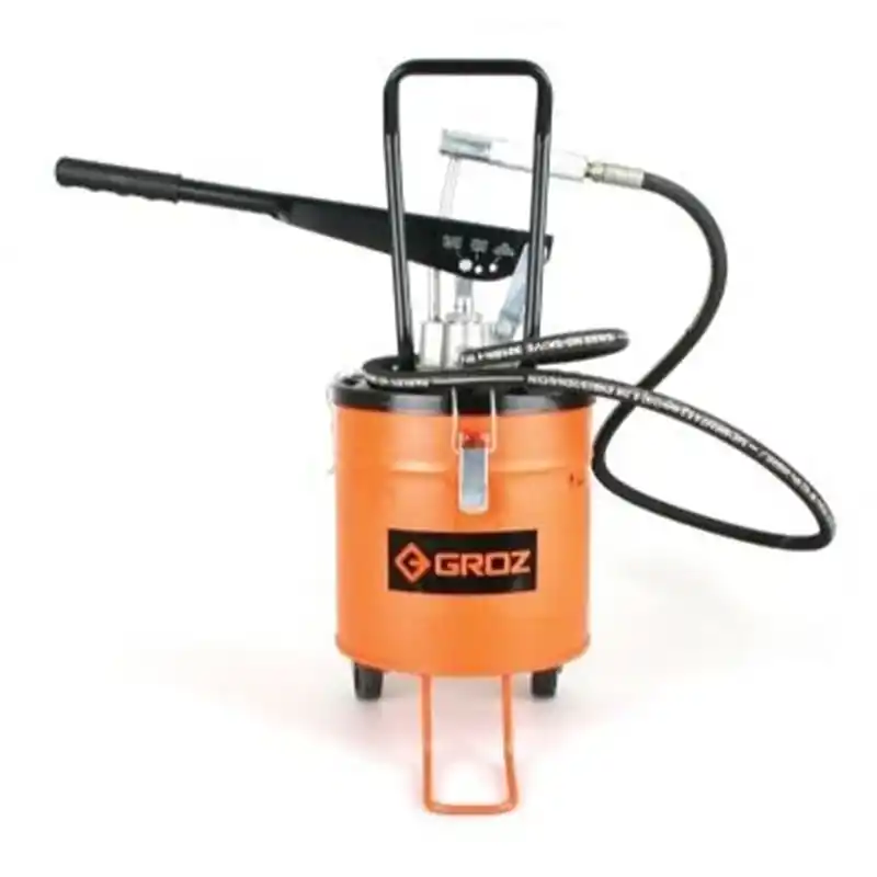 Groz VGP/15 15kg Tekerlekli Kovalı Gres Pompası