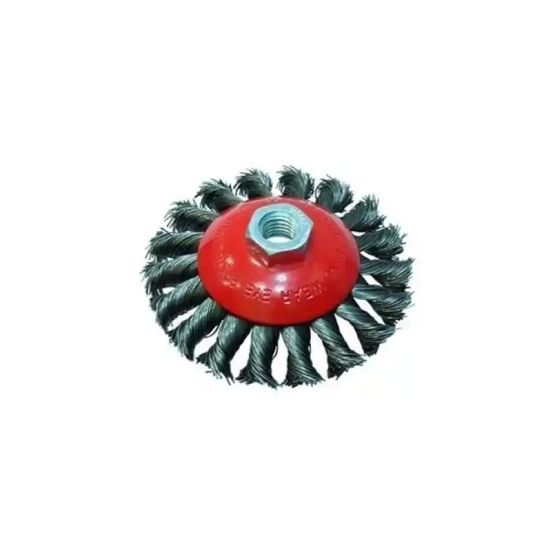 Hawk 10189 100 mm. x M14 mm Burma Telli M14 Vidalı Daire Fırça