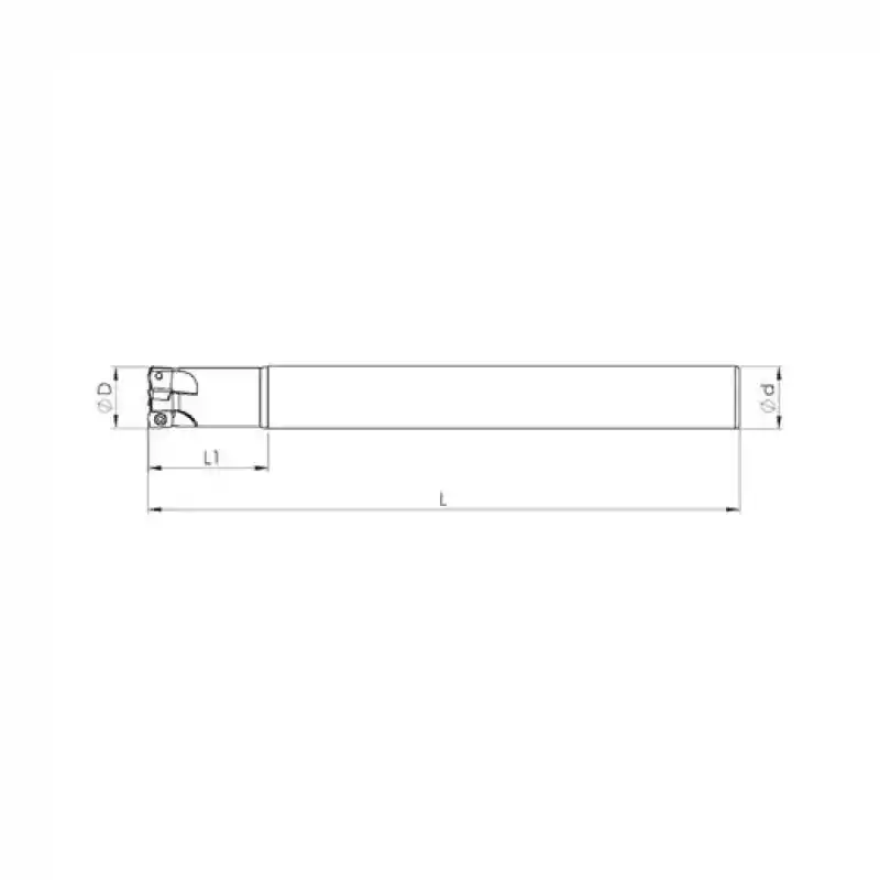 Heikenei BMR D9 W10 L75 Z02 LPGT 010210 Silindir Saplı Takma Uçlu Freze (High Feed) KYCR