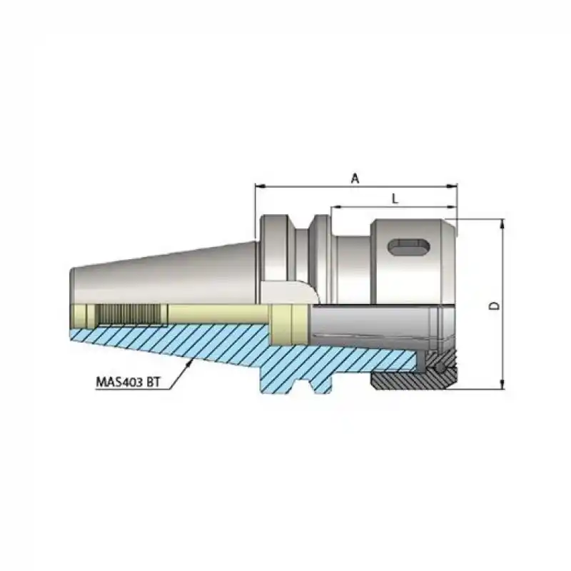 Heikenei BT40 E410-70 Pens Başlığı E Tipi MAS403