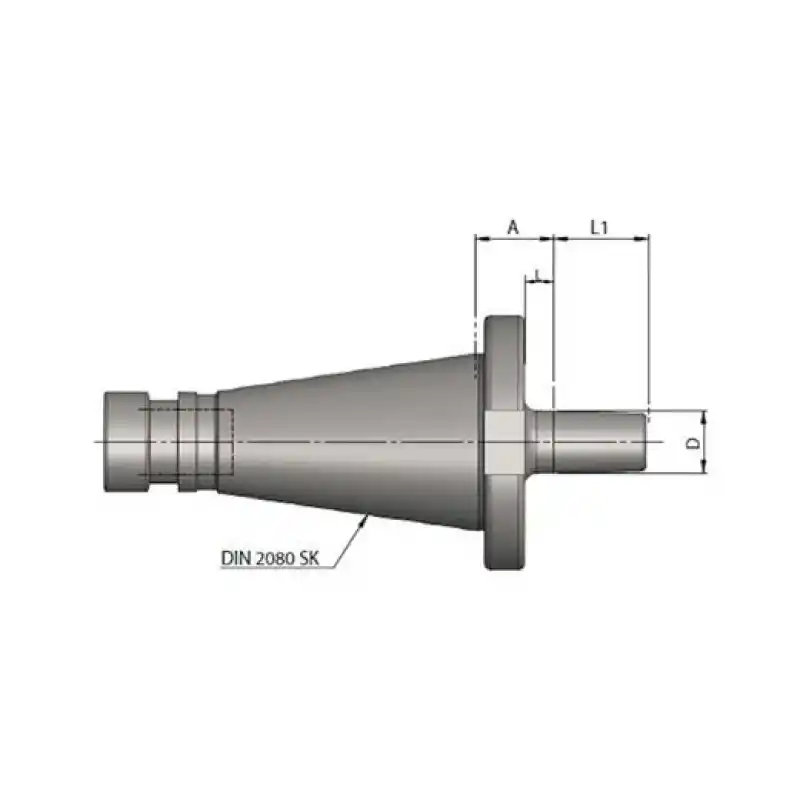 Heikenei DK40 B16-18 Mandren Malafası DIN2080
