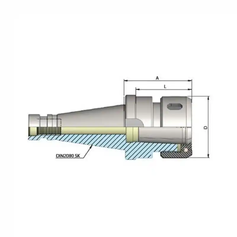 Heikenei DK50 E444-71 Pens Başlığı E Tipi DIN2080