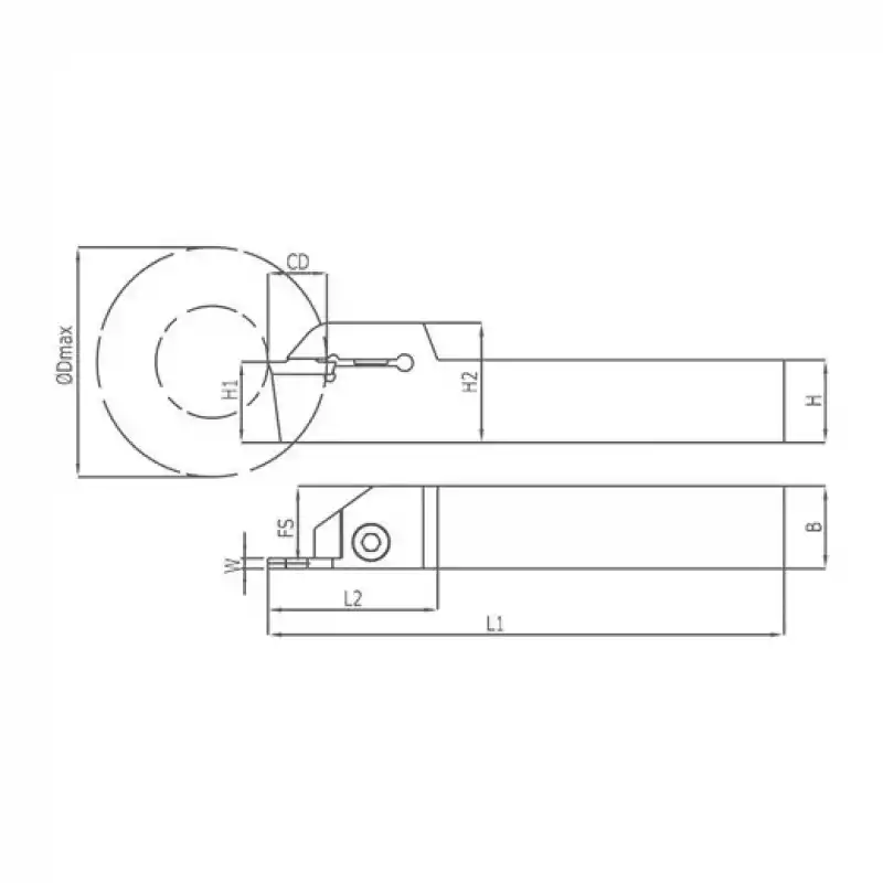 Heikenei DKT K 25x25 3C (TMAX=40) Dış Çap Kanal Kateri