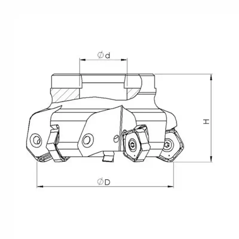 Heikenei EM45 125x10 040 PNMU 1205 Tarama Başlığı KYCR