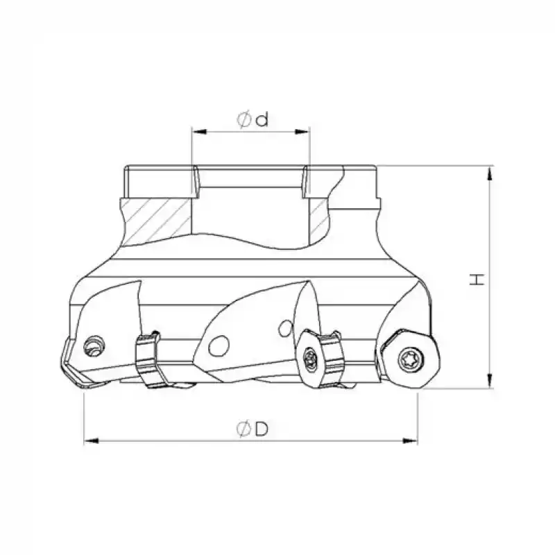 Heikenei EM45 125x8 040 HNPJ 0704 Tarama Başlığı WDA