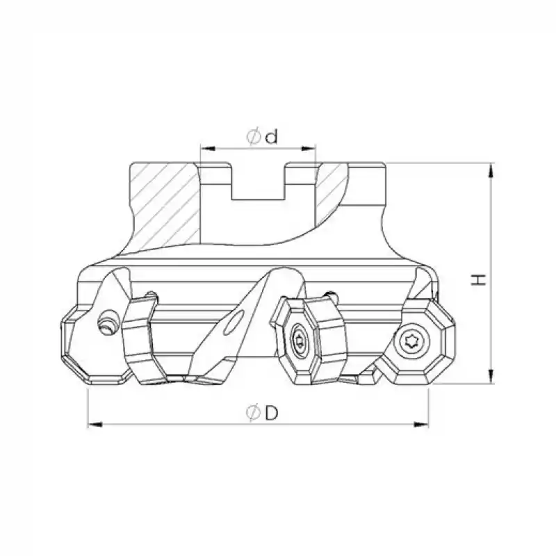 Heikenei EM45 80x6 027 ONHU 08T6 Tarama Başlığı ZCC